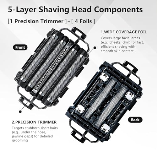 WES9032P Shaver Replacement Blades for Panasonic arc 5 5-Blade Shavers - color: 1 Pack