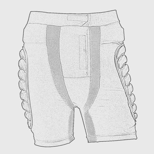 TTIO Padded Shorts Protective Gear Guard Impact Pad Ski Ice Skating Snowboard Skateboard Hip Butt Tailbone Protection for Men Women - size: X-Small-Small