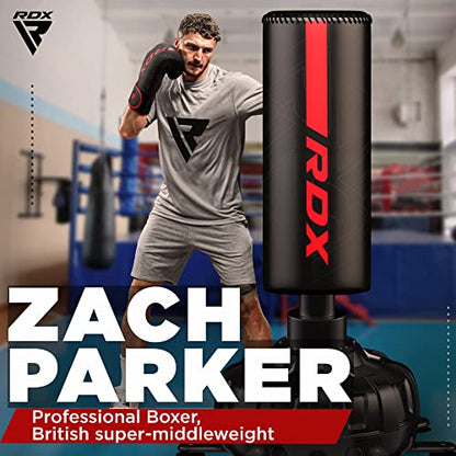 RDX Boxing Gloves, Pro Training Sparring, Maya Hide Leather, Muay Thai MMA Kickboxing, Men Women Adult, Heavy Punching Bag Focus Mitts Pads Workout, Ventilated Palm, Multi Layered, 8 10 12 14 16 18 Oz - color: RED, size: 10 OZ