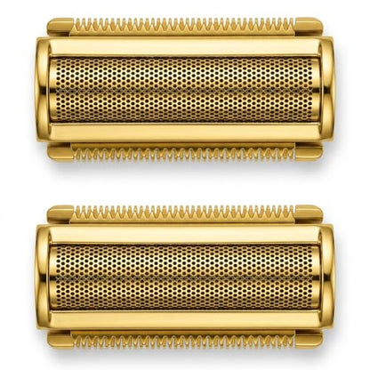 2 Pack Gold Replacement Foil Blades for Manscaped Lawn Mower 5.0 Ultra - color: Gold Foil Shaver, size: 2 Pack