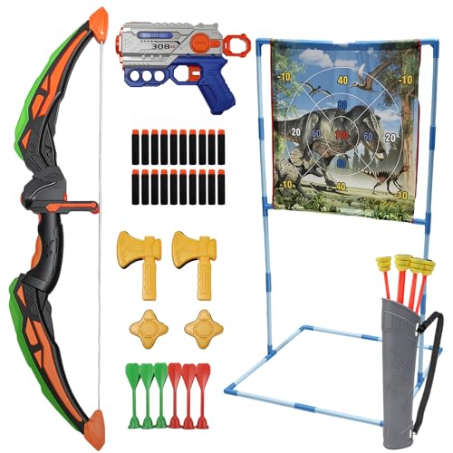Kids Bow and Arrow Set Kids Archery Set Indoor Outdoor Toys for 3-12