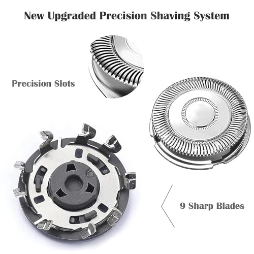 SH70/71 Replacement Heads Blades Compatible with Noreclo Series 7000 Shavers, Series 7000 Replacement Blades SH71/52 Heads Compatible with Electric Razors 7500 7530 S7370 S7371, 6-Pack