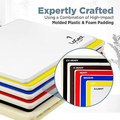 Logest Rebreakable Boards Martial Arts - Taekwondo Karate MMA Boards - Reusable Plastic Training Breaking Boards for Kids & Adults Available in 6 Levels of Difficulty Taekwondo Boards for Breaking - color: Black - X-Heavy