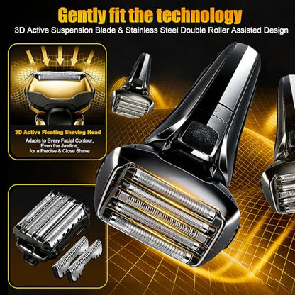 Head Shaver for Panasonic ARC5 Replacement Blades & Foil, 2 Pack - color: ES9032-2 Pack
