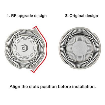 SH30 Replacement Heads for Philips Norelco Shaver Series 3000, 2000, 1000