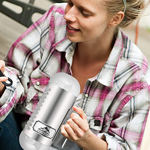 EASTROCK 3.4" 8.7" Stainless Steel Guiro Shaker with Scraper for adult - size: 3.4"*8.7"-new