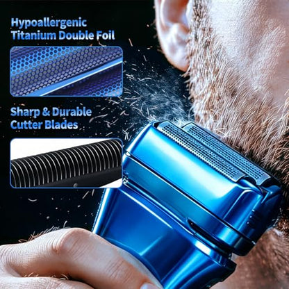 Double Replacement Foil for BaBylissPRO FXONE BlackFX Foil Stick Shaver - color: Blue