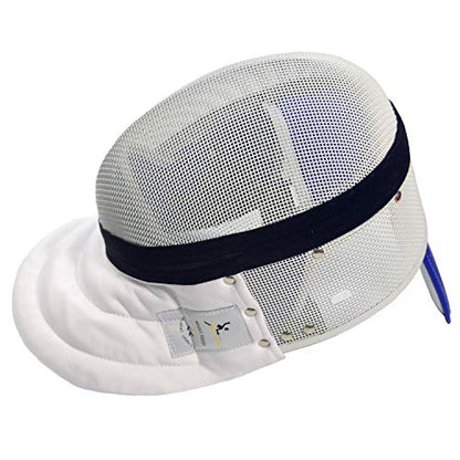 LEONARK Fencing Epee Mask Hema Helmet CE 350N Certified National Grade Masque - Fencing Protective Gear - color: White, size: Medium