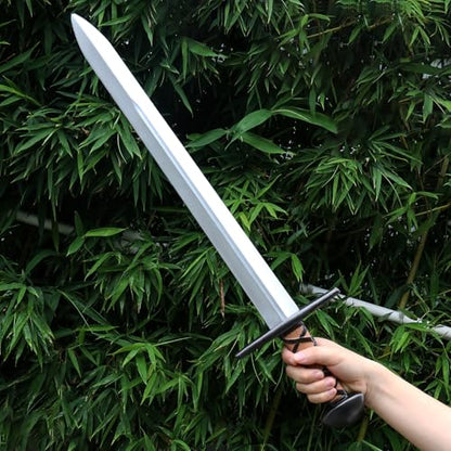 2 PCS 25 Inch Medieval Viking PU Foam Sword for Adults Costume Weapon Birthdays Gifts