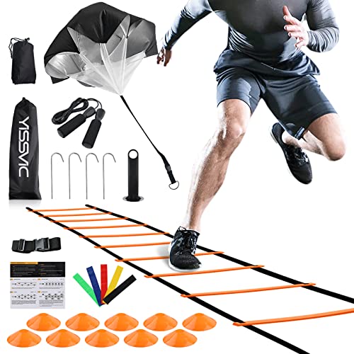 YISSVIC Agility Ladder 20 Feet 12 Adjustable Rungs