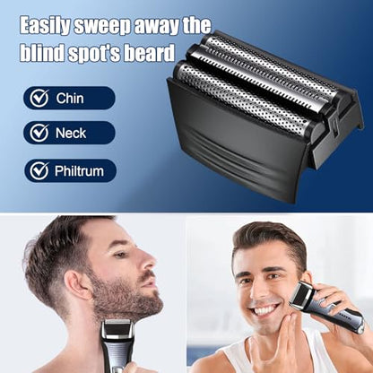 Shaver Replacement Foil Compatible with Remington TITANIUM-X Flex - color: Black-2