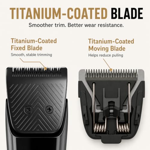 2 Pack Replacement Trimmer Blades for Manscaped Lawn Mower 5.0, Black - color: Black Trimmer Blade, size: 2 Pack