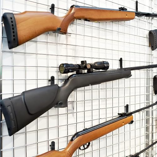 Oleitodh 24 Pack Gun Rack Wall Mount Hooks Bulk Horizontal Gun Racks
