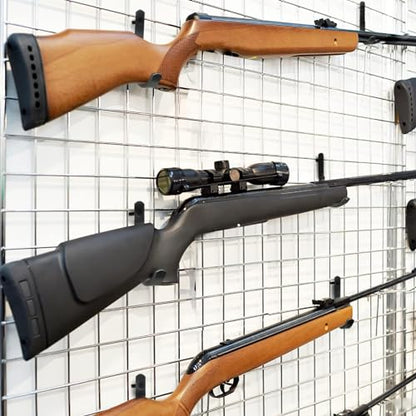 Oleitodh 24 Pack Gun Rack Wall Mount Hooks Bulk Horizontal Gun Racks