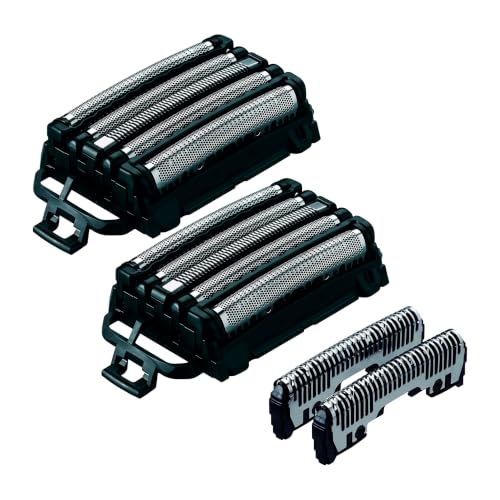 Panasonic Shaver Replacement Outer Foil and Inner Blade Set WES9032P, Compatible with ARC5 5-Blade Shavers ES-LV97-K, ES LV67-K, ES-LV95-S, ES LV65-S (Pack of 2) - size: 5 Count (Pack of 2)