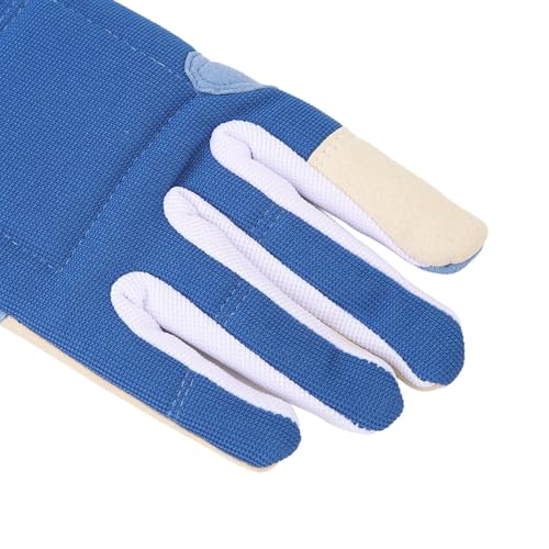 Sorandy Fencing Glove for Sabre Epee Foil, Anti Skid, Right Hand, Padded Mittens, Professional Equipment for Child and Adult (L)