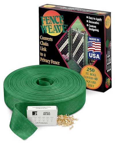 Pexco Privacy Slats for Chain Link Fence, 250 Ft, Green - color: Green