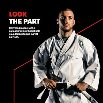 Hawk Sports Karate Uniform for Kids & Adults Lightweight Student Karate Gi Martial Arts Uniform with Belt - size: 2