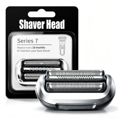 73S Series 7 Replacement Head,Compatible with 73S Replacement Electric Shaver Heads Braun 7020s/7025s/7027cs/7071cc/7075cc/7085cc（1PACK） - size: 1PACK