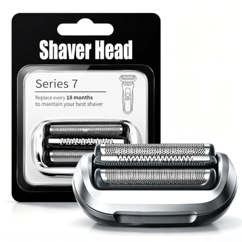 73S Series 7 Replacement Head,Compatible with 73S Replacement Electric Shaver Heads Braun 7020s/7025s/7027cs/7071cc/7075cc/7085cc（1PACK） - size: 1PACK