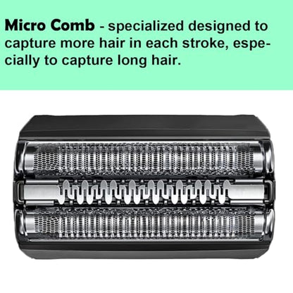 52B Series 5 Replacement Head for Braun Electric Shaver (2 Count) - size: 2 Count
