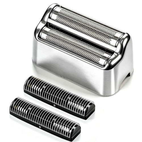 Shaver Replacement Foil & Cutters Compatible with BaBylissPRO Barberology Double FXFS2(Silver) - color: 1PC Silver