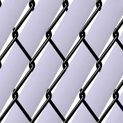 Chain Link Fence Tape,250ft×1.85in, Fence Privacy Strip,One Hole Punch&200 Fasteners，Suitable for Terraces, Patio, Gates, Swimming Pool, White - color: white