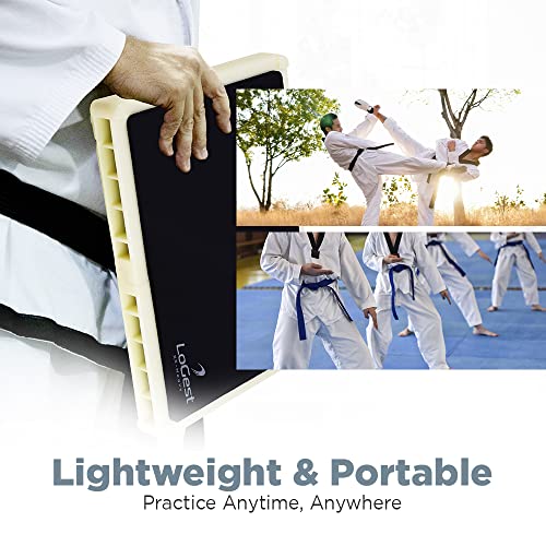 Logest Rebreakable Boards Martial Arts - Taekwondo Karate MMA Boards - Reusable Plastic Training Breaking Boards for Kids & Adults Available in 6 Levels of Difficulty Taekwondo Boards for Breaking - color: Red - Heavy