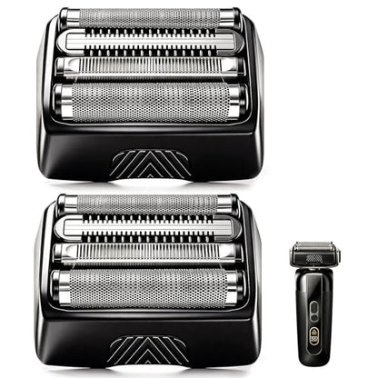 2-Pack Foil Head Compatible with Manscaped Chairman PRO - color: 2 Pcs