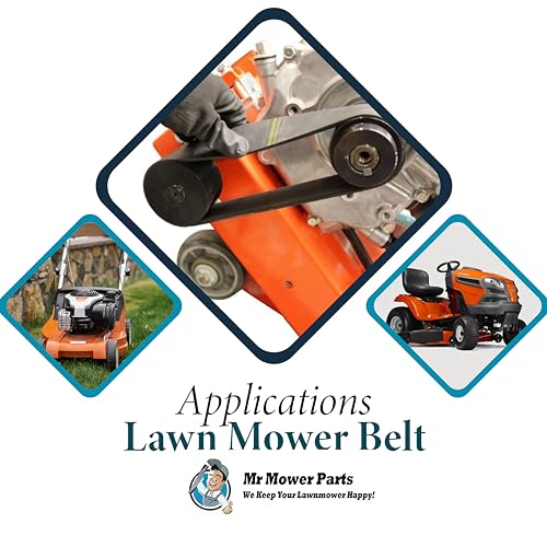 Mr Mower Parts GY20570 Premium Lawn Mower Replacement Belt for John Deere GX20072 GY20570 Fits D100 E100 LA100 L100 Series