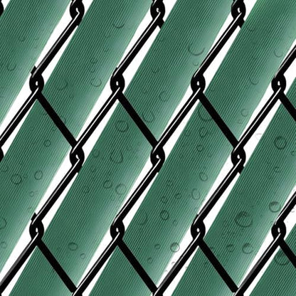 Chain Link Fence Tape,250ft×1.85in, Fence Privacy Strip, Green,One Hole Punch&200 Fasteners, Suitable for Terraces, Patio, Gates, Swimming Pool - color: green