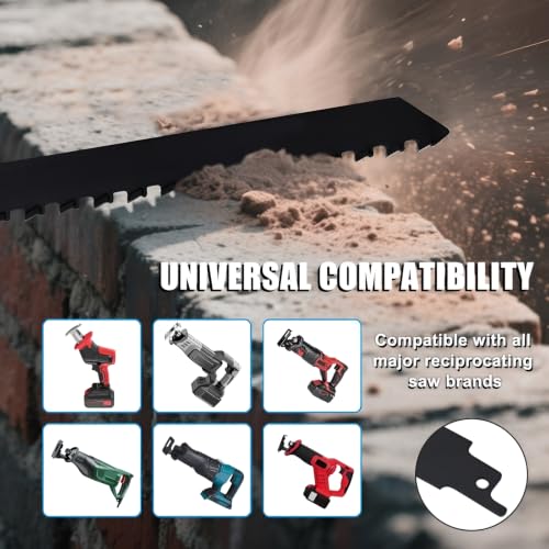 Reciprocating Saw Blade for Brick, S1543HM 240mm, Black
