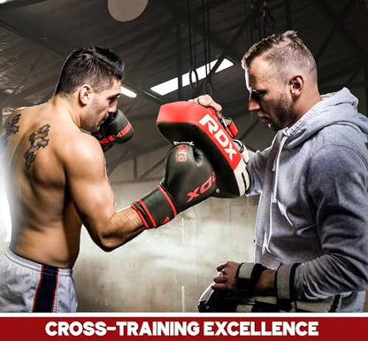 RDX Muay Thai Pad for Training, Curved Kickboxing Kicking Strike Shield, Coaching Kick Boxing, MMA, Martial Arts, Karate, Taekwondo, Punching, Foot, Knee and Elbow Target - color: Blue