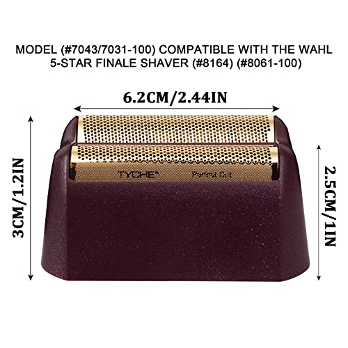 5 Star Shaver Replacement Foil Compatible with wahl Shaver Foil - color: Red(1 Count)