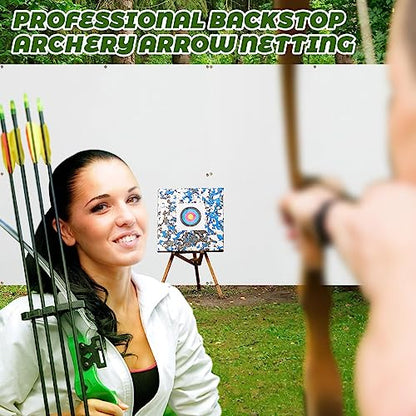 Sratte 5x5 ft Archery Backstop Netting Arrow Catcher Archery Target Backstop for Bow Training