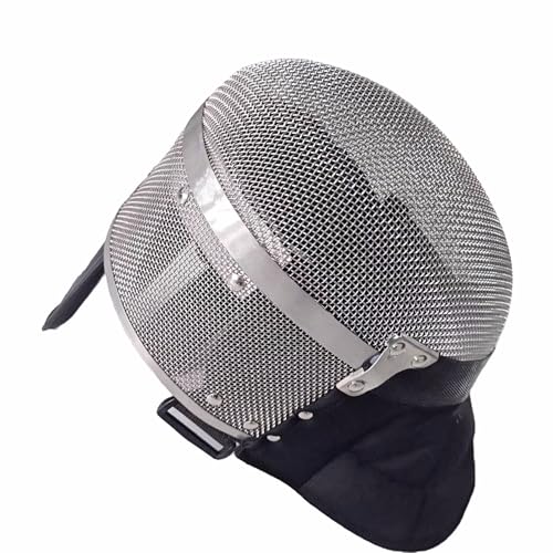 ASAki LV2 CE1600N Hema Fencing Mask,Constructed of Stainless Steel,with Full Coverage Lining,Breathable and Adjustable. - size: X-Large