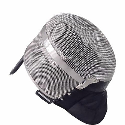 ASAki LV2 CE1600N Hema Fencing Mask,Constructed of Stainless Steel,with Full Coverage Lining,Breathable and Adjustable. - size: Large