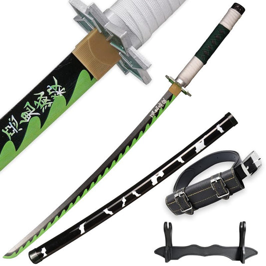 SV Anime Demon Sword Katana 41 Inch Decorative Collectible Gift Cosplay Sword,Various Styles Available - size: 41 in-Sanemi