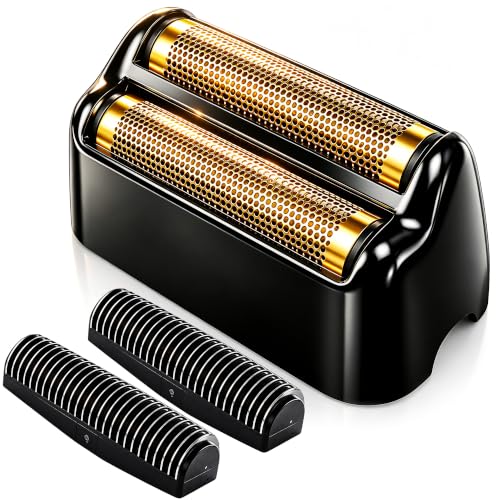 Replacement Foil & Blade Set Compatible with BaBylissPRO FXFS2, Double Foil Shaver Replacement Head for Men’s Electric Razor - color: Black, size: 1Pack