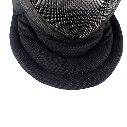 LEONARK Armoury Hema Helmet- Fencing Coach Mask - CE 350N Certified National Grade Masque - Fencing Protective Gear with Storage Bag - color: Detachable, size: Small