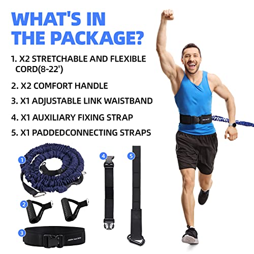 Bungee Cord Set, Speed and Agility Training Equipment