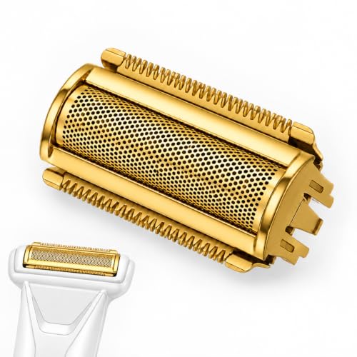 Replacement Foil Blade Compatible with MANSCAPED The Lawn Mower Electric 5.0 Ultra Hair Trimmer,Replacement Clipper Blades Groin Hair Foil Shaver Head for Close Body Hair Grooming(1 PACK GOLD) - color: GOLD/1 Pcs