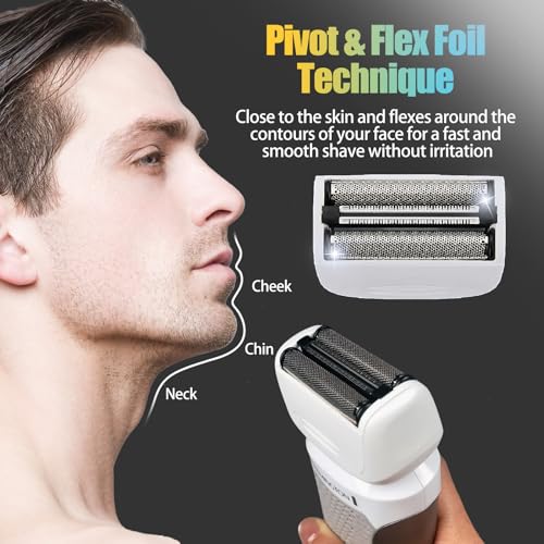 SPF-7580 Replacement Head & Cutter Assembly for Remington shaver - color: White-2 Pack