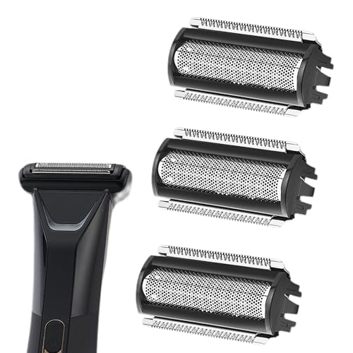 3 pcs Replacement Blade Compatible with MANSCAPED The Lawn Mower Electric 5.0 - color: 3PCS BLACK