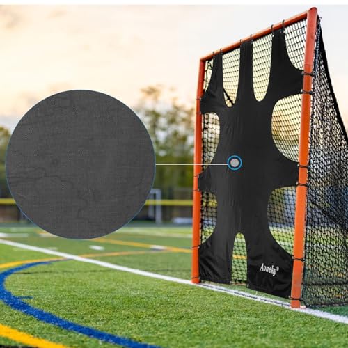 Aoneky 6x6ft Lacrosse Goal Shooting Target - Corner Targets for Shooting Practice
