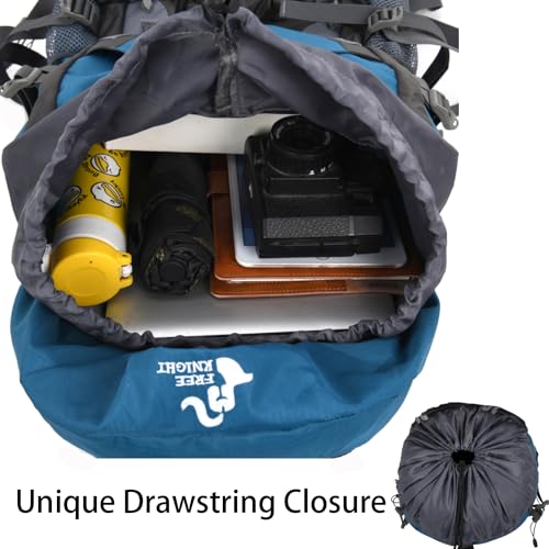 Bseash 60L Hiking Camping Backpack with Rain Cover, Waterproof Large Capacity Outdoor Sport Travel Daypack Climbing Touring (Purple) - color: Purple