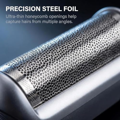 1Pc 5S Razor Replacement Foil and Cutter for Braun, Replacement Shaver Part Cutter Accessories for Braun M90 M60 P40 P50 P60 P70 P80 555 575 370, Men's Electric Shaver Replacement Heads, Men's