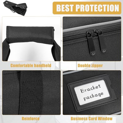 Multifunctional Tripod Bag 45 X 10 X 10 Inches / 114 X 25 X 25 cm Heavy Duty Tripod Carrying Case with Handle for Lights, Speakers, Cameras, Booms, Microphone Stands, Black - size: 45 X 10 X 10 Inch