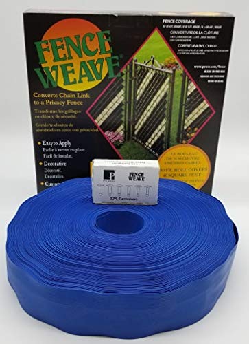 Pexco Privacy Slats for Chain Link Fence, 250 Ft, Royal Blue - color: Royal Blue