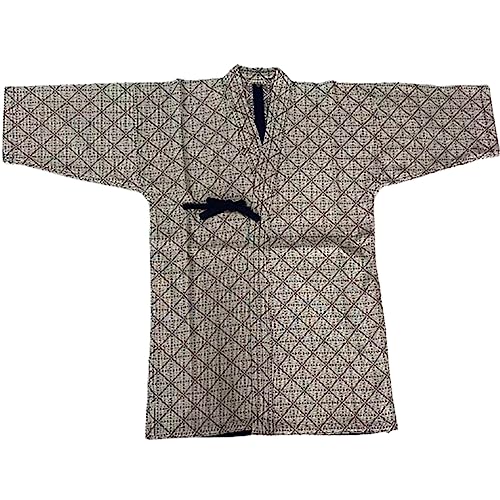 Kendo Tops Aikido Samurai Hakama Martial Arts Clothing Kimono Shirts Costumes - color: Top-yellow, size: 160CM